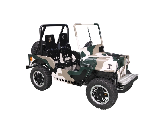 迷彩儿童越野车-180度